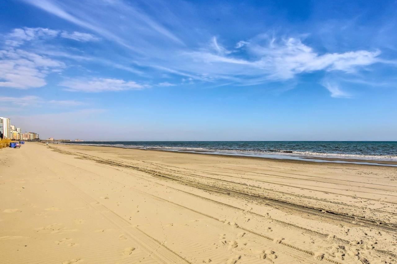 Beachfront Family Condo With View And Pool Access Myrtle Beach Kültér fotó